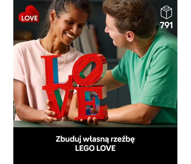 LEGO Art 31214 LOVE - 1298071 - zdjęcie 4